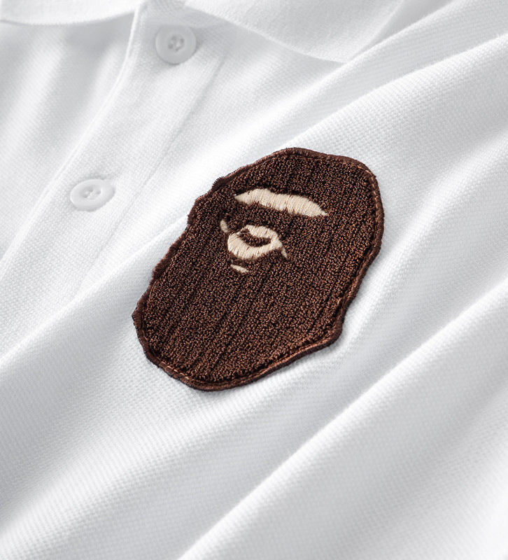 Bape Polo Men's and Women's T-shirt Short Sleeve