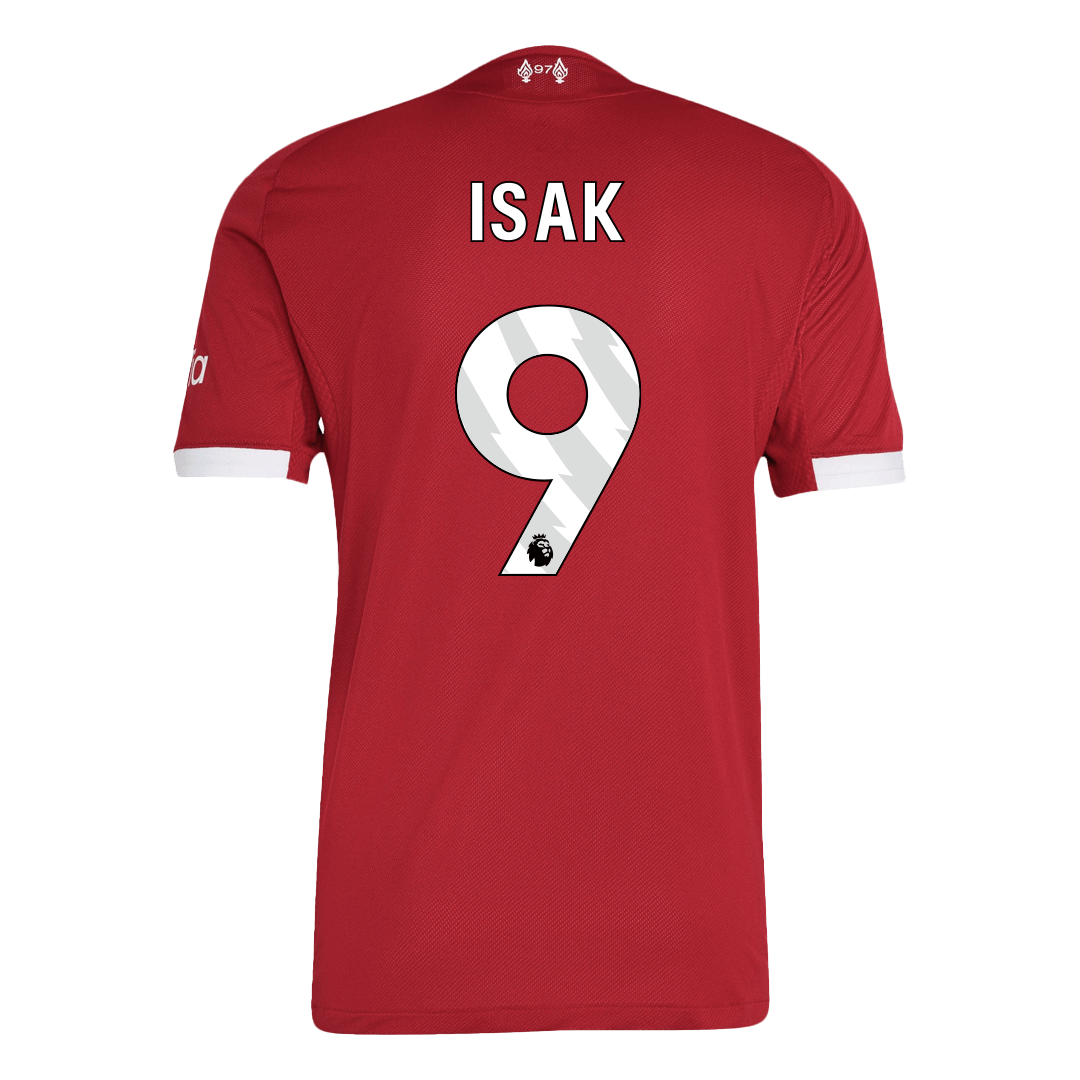 ISAK #9 Mens Liverpool Home Jersey 2025/26 - Player Version (Slim Fit)