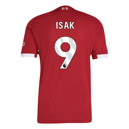 ISAK #9 Mens Liverpool Home Jersey 2025/26 - Player Version (Slim Fit)