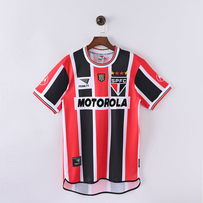 Retro Sao paulo Jersey 2000 Away Football Kit Soccer Jersey