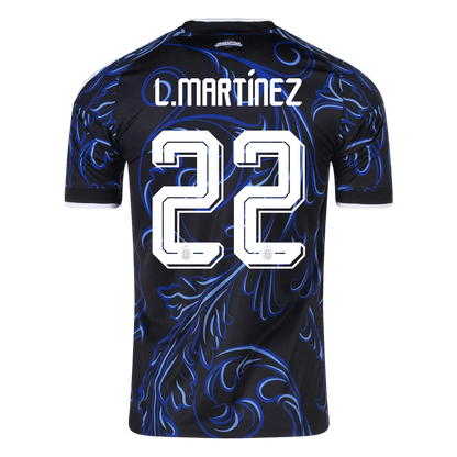 L. MARTÍNEZ #22 Mens Argentina World Cup Away Jersey 2026