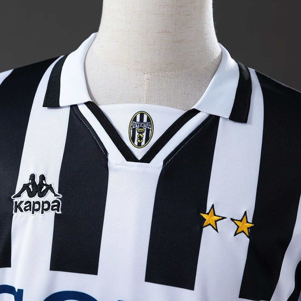 Juventus Jersey 1996-97 Home Retro Kit Long Sleeves
