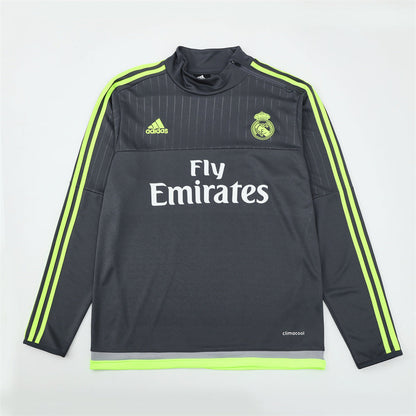 Retro Real Madrid Training Tracksuits 2015-16 Football Kit Soccer Jersey