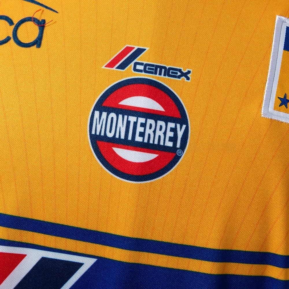 Club Tigres Home Jersey 2005-2006 Retro Football Kit Soccer Shirt