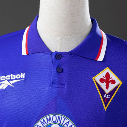 Fiorentina Jersey 1997-98 Home Retro Football Kit