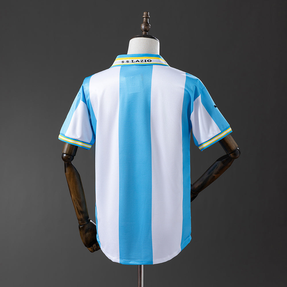 Lazio Jersey 1999-00 Home Retro Football Kit