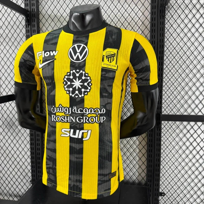 Player Version Al-Ittihad Jeddah Jersey 25/26 Home Football Kit Soccer Jersey