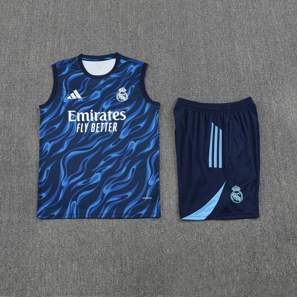 Real Madrid Vest Set Training Tracksuits 25/26 Football Kit Soccer Jersey