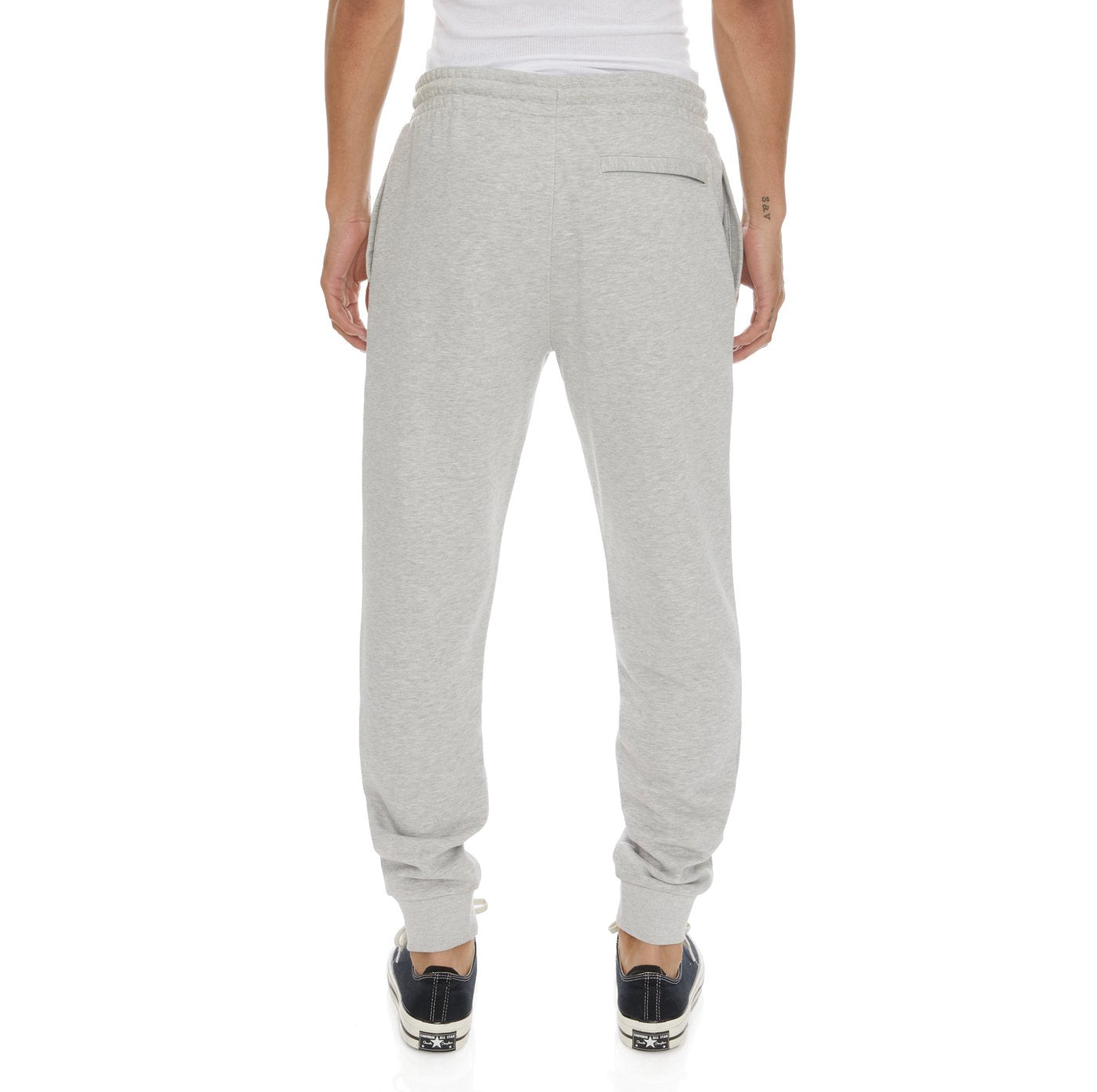 KAPPA LOGO FLEECE ZANOK SWEATPANTS- Grey