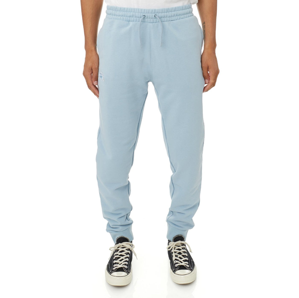 KAPPA LOGO FLEECE ZANOK SWEATPANTS- BLUE LT