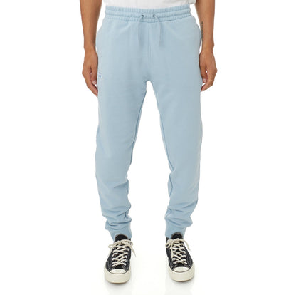 KAPPA LOGO FLEECE ZANOK SWEATPANTS- BLUE LT