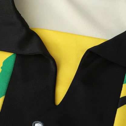 JCF Concept Yellow and Green Jersey Inspired by Jamaica Culture