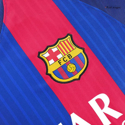 Retro MESSI #10 2016/17 Mens Barcelona Home Jersey