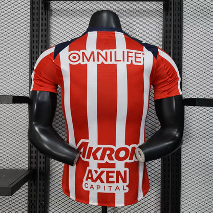 Player Version Chivas Jersey 25/26 Home Football Kit Soccer Jersey