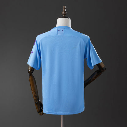 Manchester City Jersey 2019-20 Home Retro Football Kit