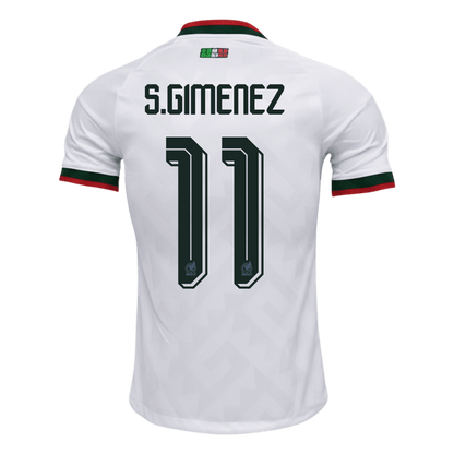 S.GIMENEZ #11 Mens Mexico World Cup Away Jersey 2026 - Player Version (Slim Fit)