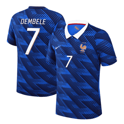 DEMBELE #7 Mens France World Cup Home Jersey 2026 - Player Version (Slim Fit)