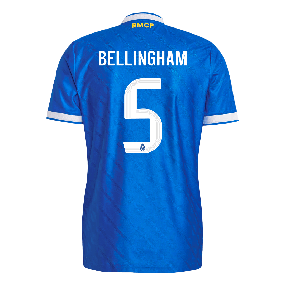 BELLINGHAM #5 Mens Real Madrid Third Jersey 2025/26 - Player Version (Slim Fit)