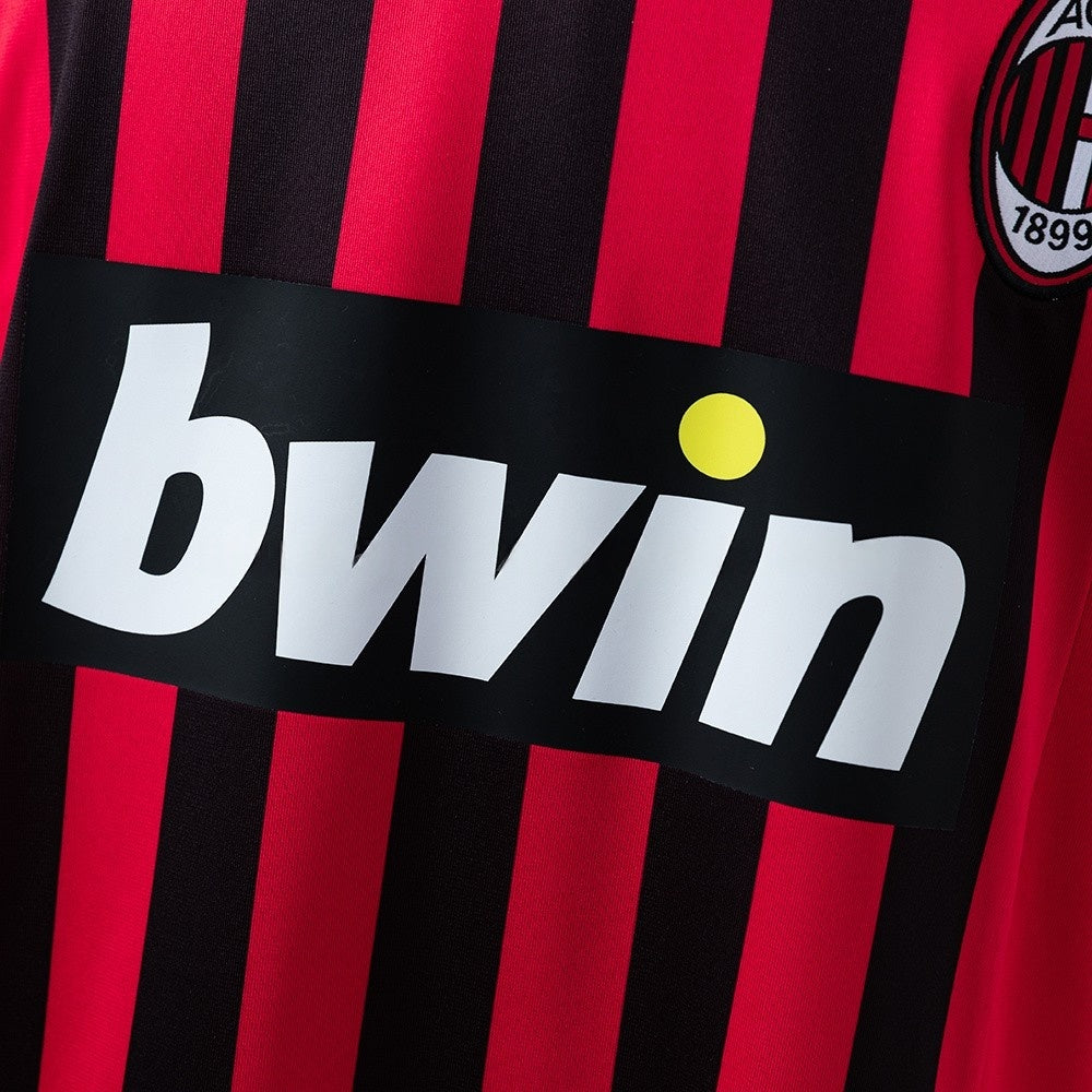 AC Milan Jersey 2007-08 Home Retro Football Kit