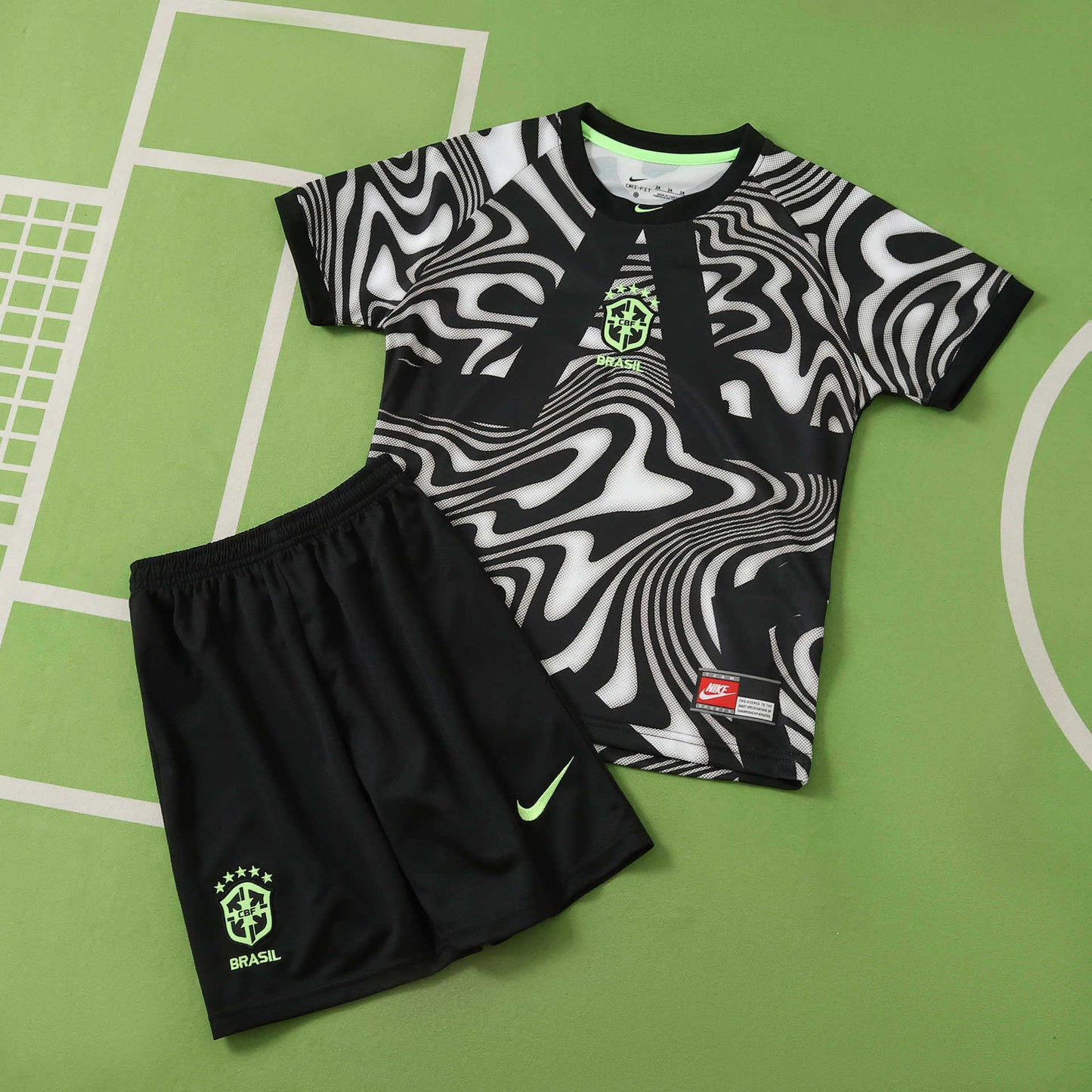 Kids Brazil Goalkeeper Jersey 2026 World Cup Football Kit Soccer Shirt