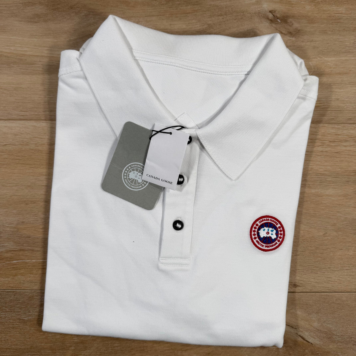 Canada Goose Beckley Polo Shirt in White