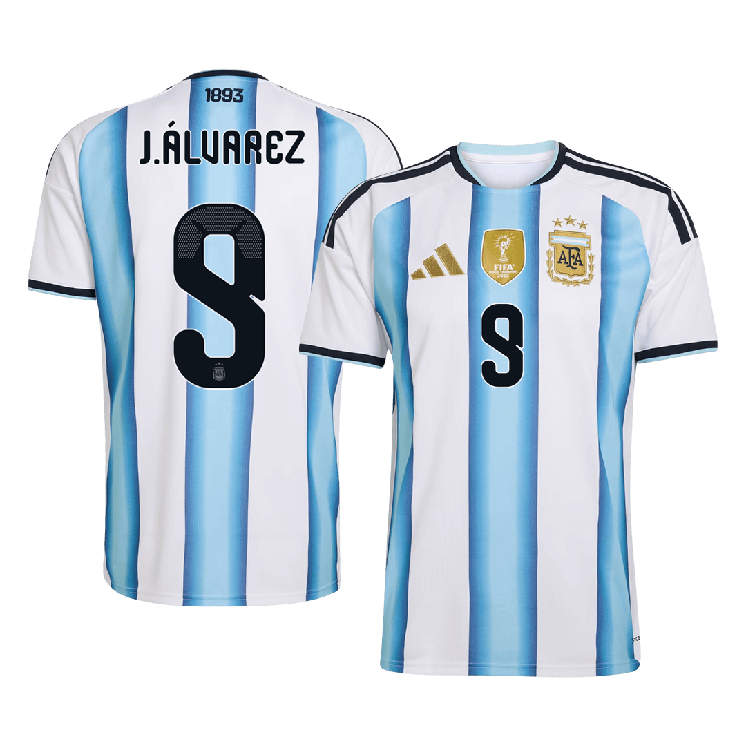 J.ÁLVAREZ #9 Mens Argentina World Cup Home Jersey 2026 [PREMIUM]