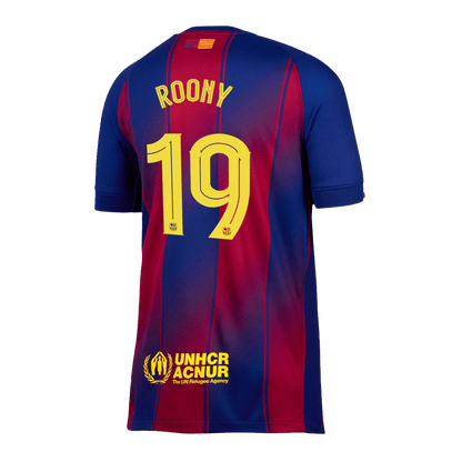 ROONY #19 Mens Barcelona Home Jersey 2025/26 - UCL