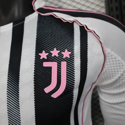 Player Version Juventus Jersey 25/26 Home Long Sleeves Football Kit Soccer Jersey