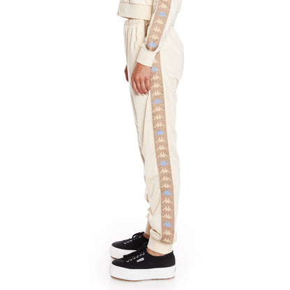 KAPPA WOMENS 222 BANDA WRASTORY TRACKPANTS - BEIGE