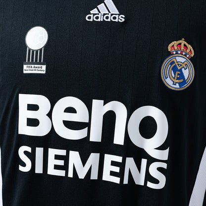 Real Madrid Jersey 2006/07 Third Retro Football Kit Long Sleeves
