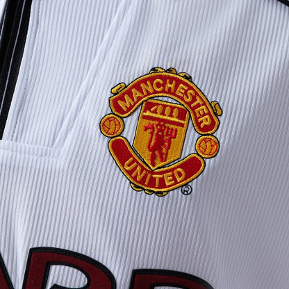 Manchester United Jersey1998-99 Home White Retro Football Kit