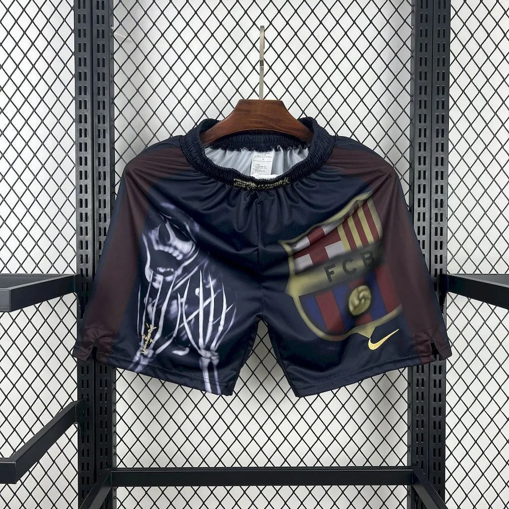 Barcelona Shorts 25/26 Travis Scott Football Kit Soccer Shorts