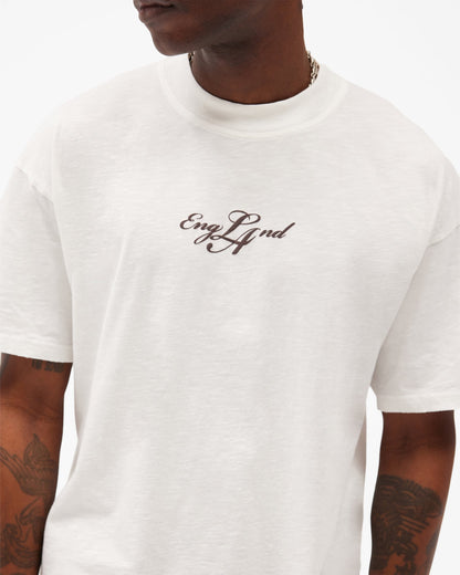 Represent EngLAnd T-Shirt in Flat White