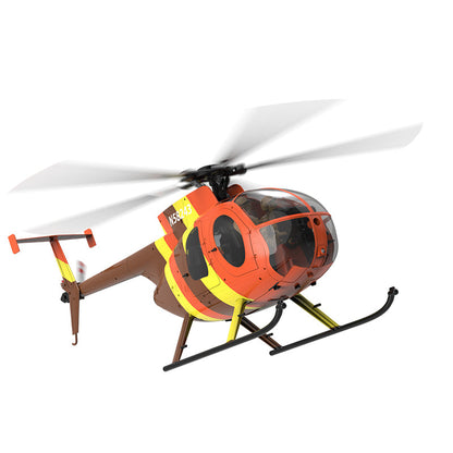 YUXIANG F118S MH-6 Little Bird 1/16 Scale 250-Class FPV RC Military Helicopter 5-Blade Flybarless GPS RTF
