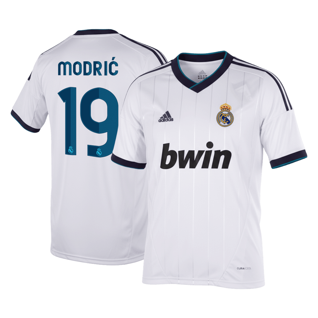 Retro MODRIĆ #19 2012/13 Mens Real Madrid Home Jersey