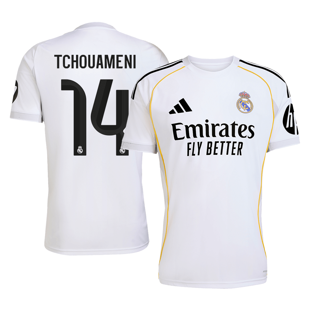 TCHOUAMENI #14 Mens Real Madrid Home Jersey 2025/26 [PREMIUM]