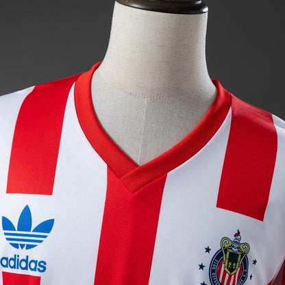 Retro Chivas Home Jersey 1991-1992 Long Sleeves Football Kit Soccer Shirt