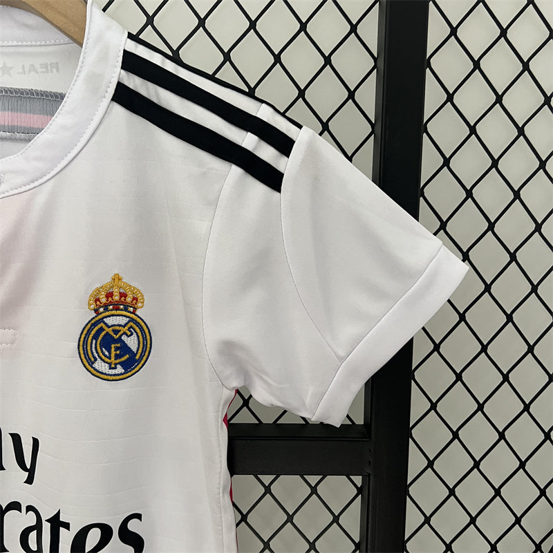 Retro Kids Real Madrid Home Jersey 14/15