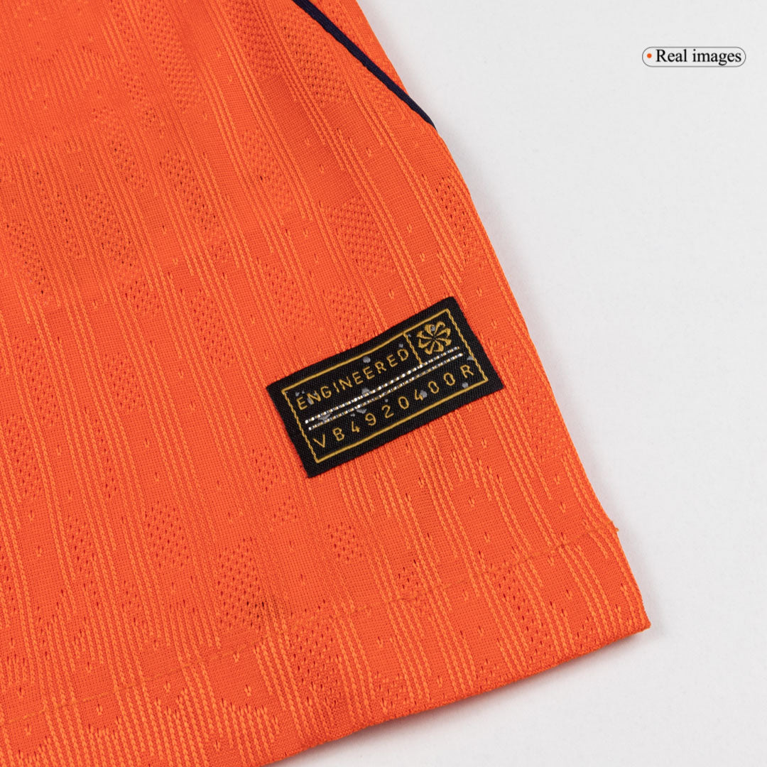 VIRGIL #4 Mens Netherlands World Cup Home Jersey 2026 - Player Version (Slim Fit)