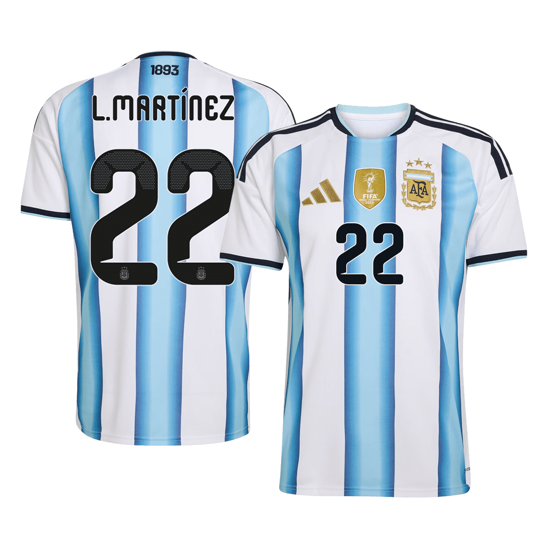 L.MARTÍNEZ #22 Mens Argentina World Cup Home Jersey 2026 [PREMIUM]
