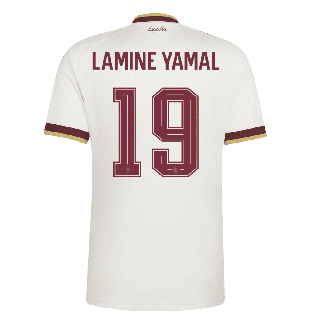 LAMINE YAMAL #19 Mens Spain World Cup Away Jersey 2026