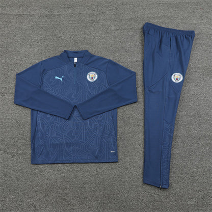 Manchester City 24/25 Navy Blue Training Suit