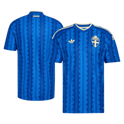 Mens Sweden World Cup Away Jersey 2026 - Player Version (Slim Fit)