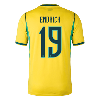 ENDRICK #19 Mens Brazil World Cup Home Jersey 2026 [PREMIUM]