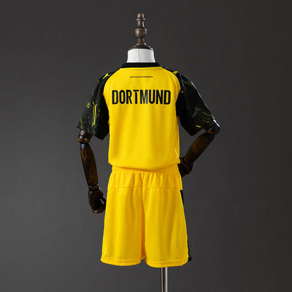 Kids Dortmund Jersey 25/26 Home Football Kit