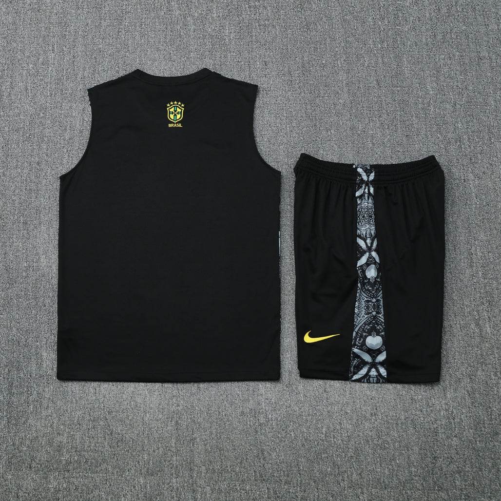 Brazil Vest Set Training Tracksuits 25/26 Football Kit Soccer Jersey