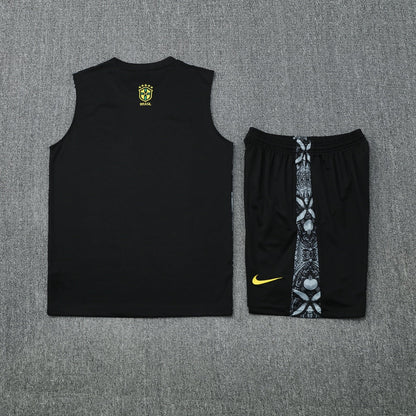 Brazil Vest Set Training Tracksuits 25/26 Football Kit Soccer Jersey