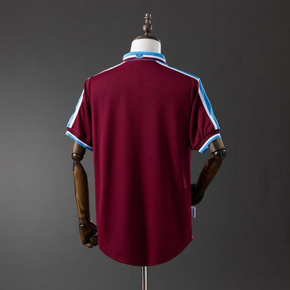 West Ham United Jersey 1999-01 Home Retro Football Kit