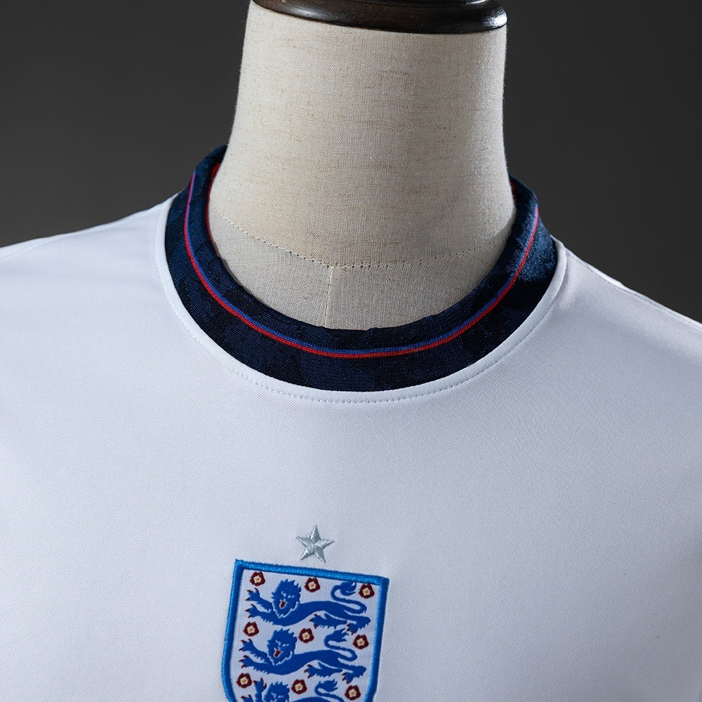 England Home Jersey 2022 Retro Football Kit Soccer Shirt