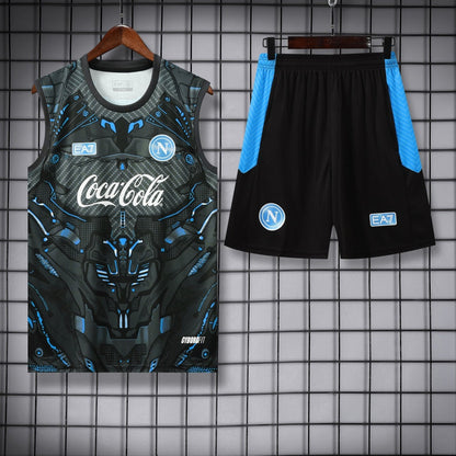 SSC Napoli Vest Set Training Tracksuits 25/26 Football Kit Soccer Jersey